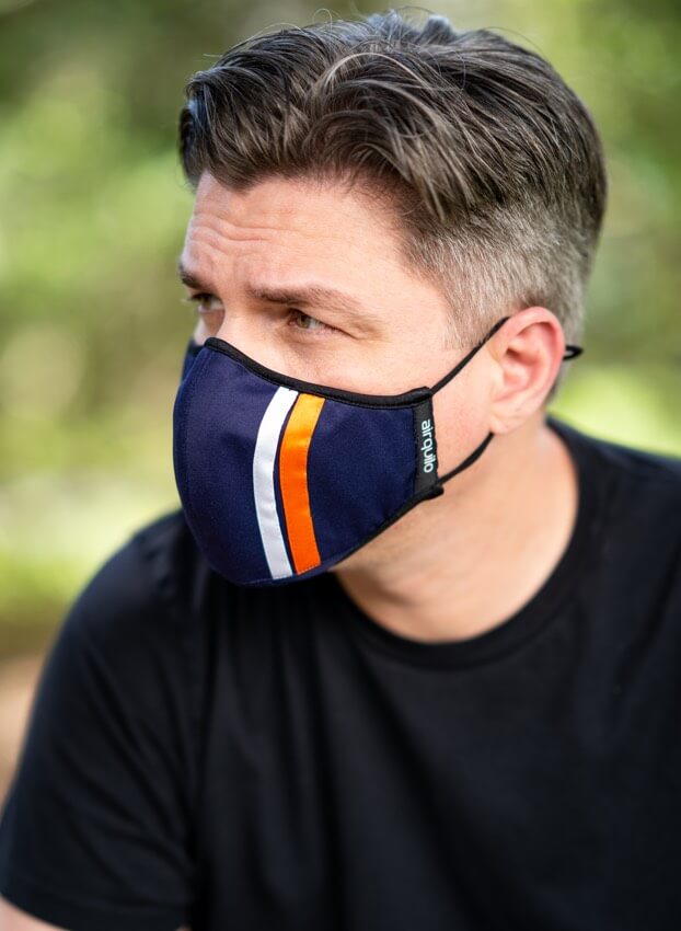 Man Airquilo wearing Premium Mask